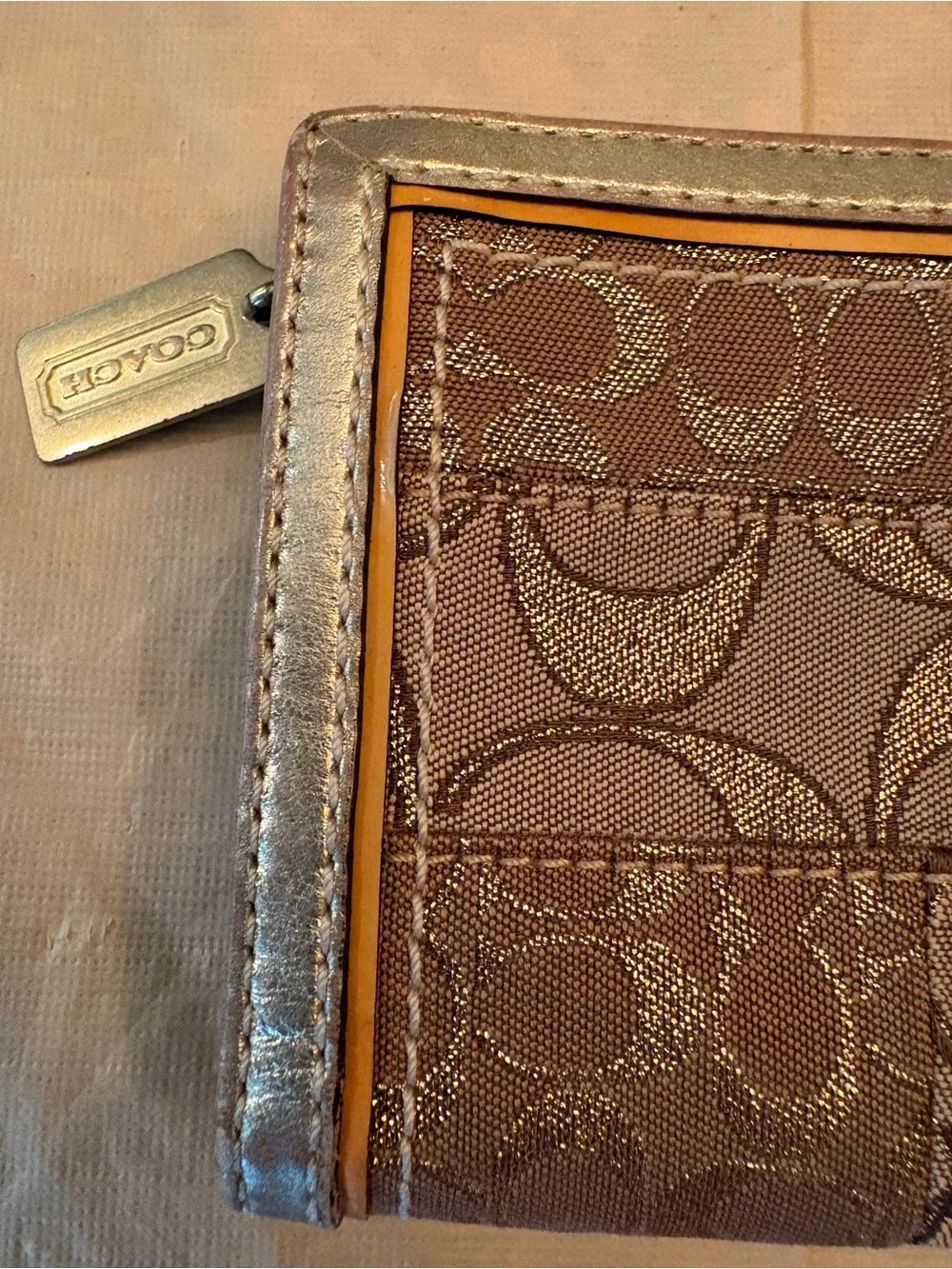 Rare Special EditionCoach Patchwork Signature long wallet